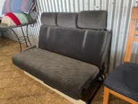 Velour seat on base with cushions and cover - 2