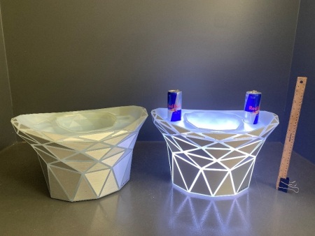 2 x Red Bull Light Up Ice Buckets