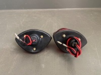 Oval Retro Tail Lights Pair - 4