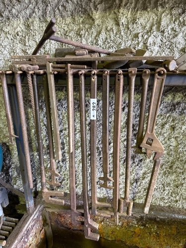 Lot of various turning forks etc