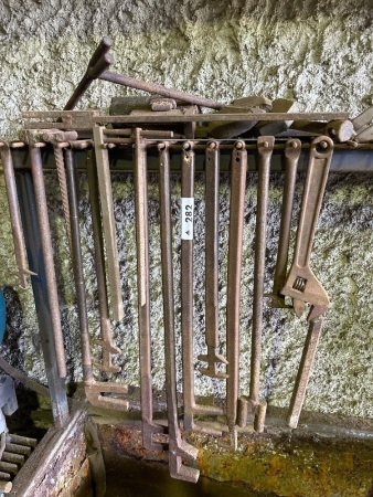 Lot of various turning forks etc