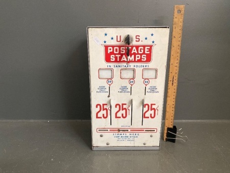 Rare & Original 25c Postage Stamp Machine USA