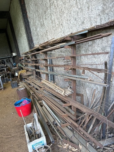 Rollers and steel racking