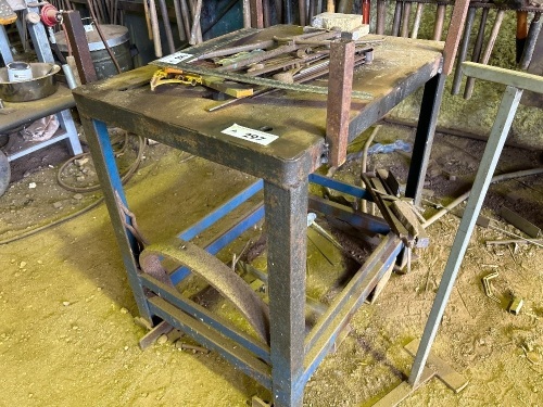 Small steel workbench