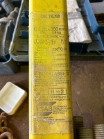 Box of Esab 3.25 welding rods