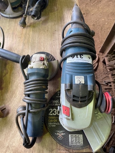 2 x Bosch grinders