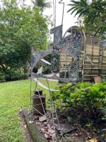 Garden sculpture in metal by Steve Weis - 2