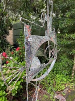 Garden sculpture in metal by Steve Weis - 3