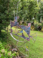 Garden sculpture in metal by Steve Weis - 4