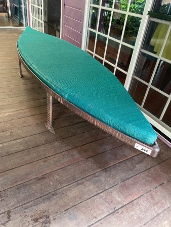 Surfboard inspired bench chair large 2.93 m long