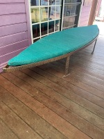 Surfboard inspired bench chair large 2.93 m long - 2