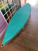 Surfboard inspired bench chair large 2.93 m long - 4