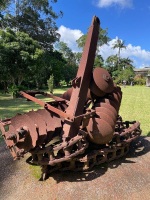 Rusted steel implements in artistic arrangement - 3