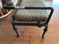 Forged steel veranda chair with fabric cushions - 2