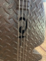 Custom built steel bass guitar by Steve Weis  - 2