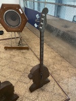 Custom built steel bass guitar by Steve Weis  - 5