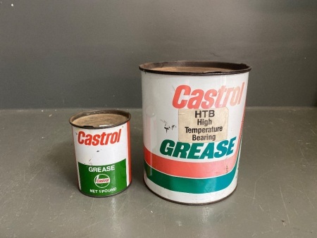 Castrol Grease Tins x 2