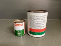 Castrol Grease Tins x 2 - 2