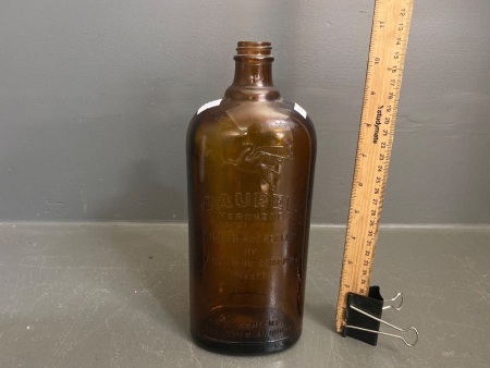 Laurel Mobil Vintage Kerosene Bottle 1 Quart