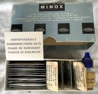 Minox Bakelite daylight loading developing tank and fine grain developing salts in original boxes. - 6