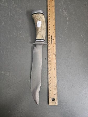 Stag handle hunting knife, 300mm