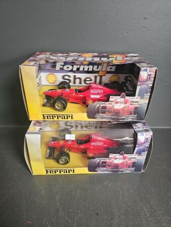 2 x Formula 1 Die Cast Model Cars Shell Formula