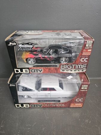 2 Dub City Die Cast Model Cars 1:24