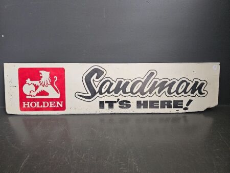 Holden Sandman weathertex sign