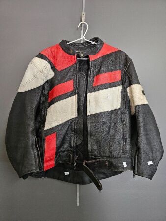 R Jays Motorbike Leather Jacket