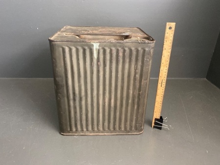 USA Air Force corrugated fuel tin