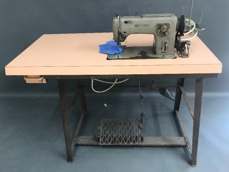 Industrial Vintage Bernina Sewing Machine on Stand