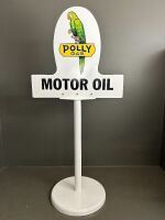 Polly Gas Motor Oil Double Sided Driveway Sign - 2