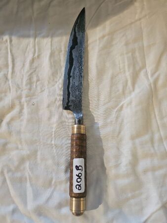 Steve Weis Handmade Domascus Chefs Knife