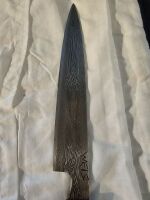 Steve Weis Handmade Seax Knife with Turkish Twist &Dragon Skin Damascus - 2