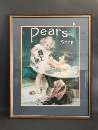 Large Nicely Framed Pears Print