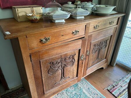 Oak sideboard