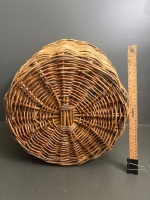 Large Cane Laundry Basket - 2