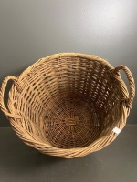 Large Cane Laundry Basket - 3