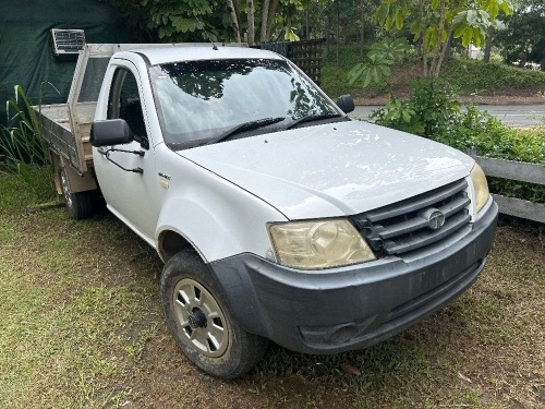 2010 TATA 2.2L Dicor cab/chassis 4WD - 2 seater ute with aluminium tray - unregistered