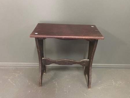 1920s Wooden Piano Stool