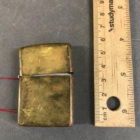 Vintage Brass Zippo Lighter