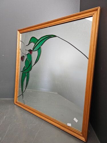 Mid Century Lead Light Mirror