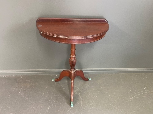 Advance Furniture Company Half Moon Table with Claw Feet