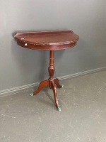 Advance Furniture Company Half Moon Table with Claw Feet - 2