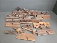 Large Selection of Wooden Planes