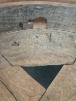 Antique Tribal Timber Low Grinding Table Base with Copper Charger Tray Top app 800 x 300 - 7