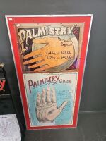 Palmistry Lot 2 Sided Sign & Extras - 2