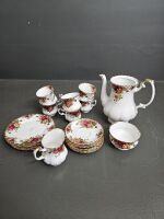 Royal Albert Old Country Roses Coffee Set