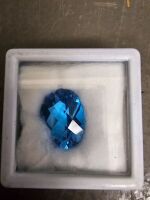 18CT Natural Blue Topaz Stone