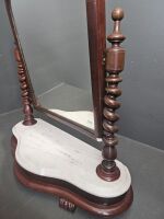 Victorian Toilet Mirror with Marble Top - 4